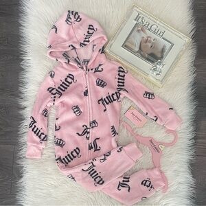 Juicy Couture one piece Lola crown sleepwear